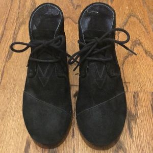 TOMS Suede Booties